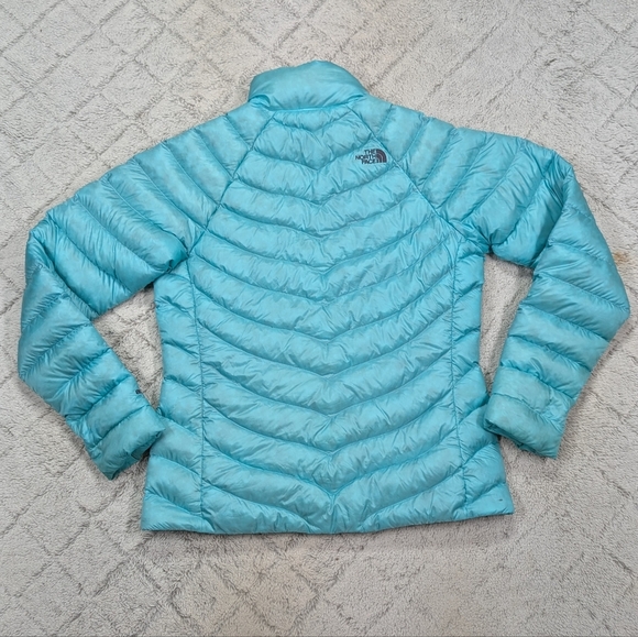 The North Face Jacket Womens M Blue Thunder Down 800 Puffer Light Packable - Picture 12 of 13